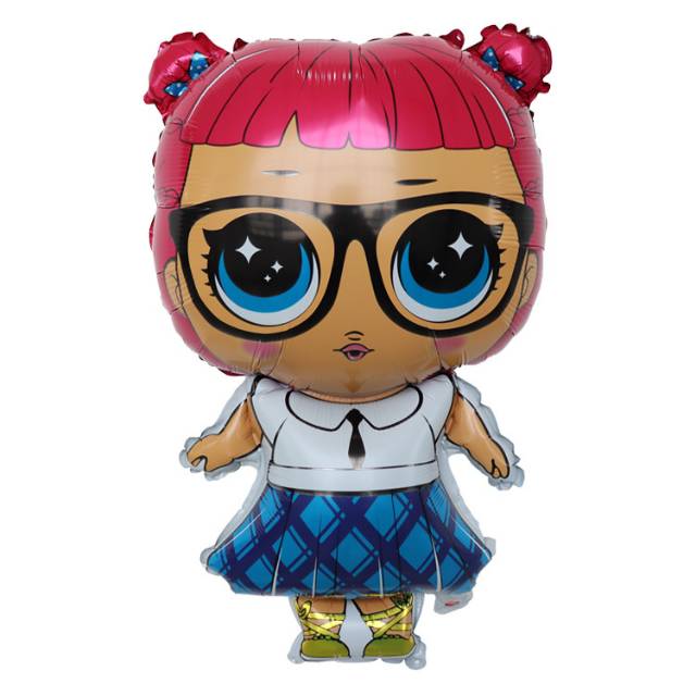 1 Set isi 8 Balon Foil LOL Surprise Doll Jumbo Size 83 cm