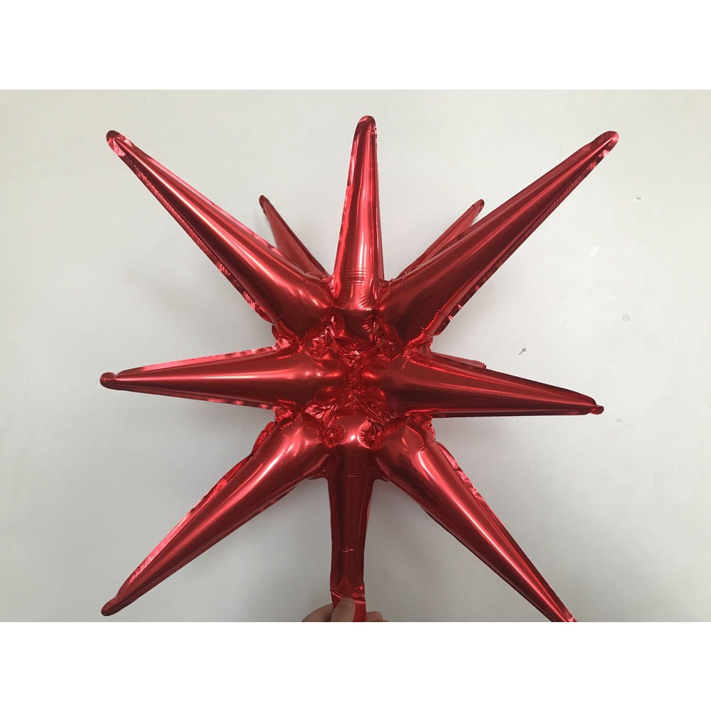 Balon Foil Starburst 3D Size 22 inch