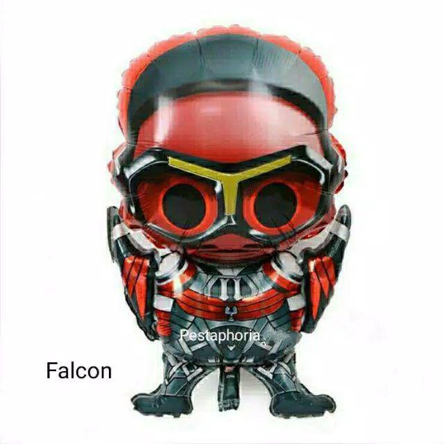 Balon Foil Spiderman, Captain America, Antman, Hulk, Falcon Size Mini