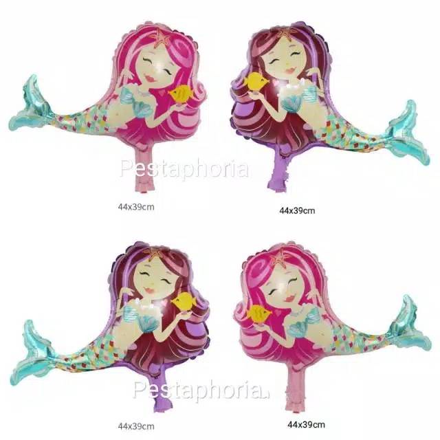 Balon Foil Reclining Mermaid Size Mini