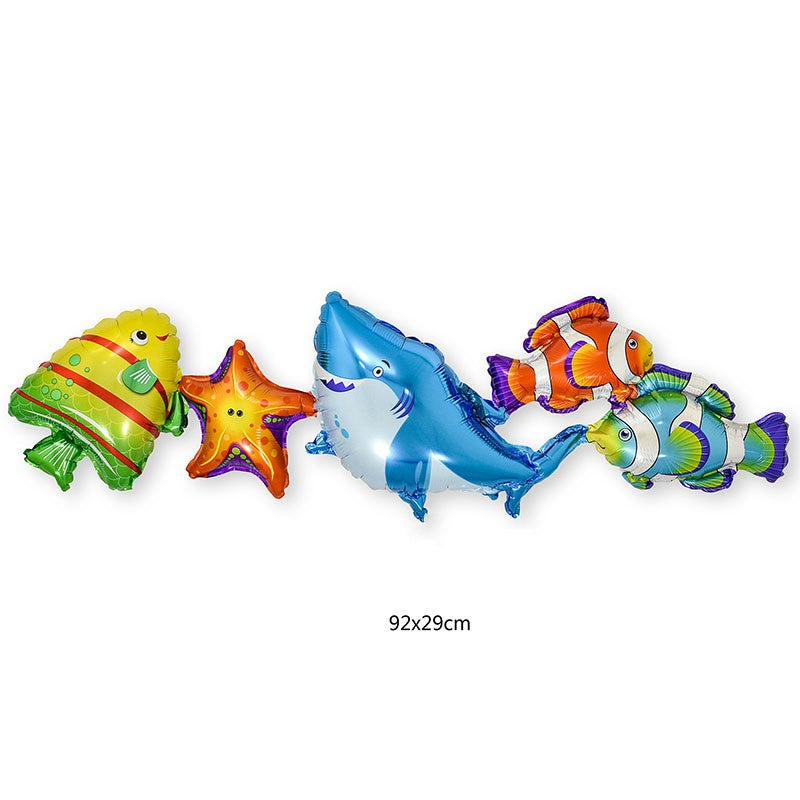 Balon Foil Link / Sambung Fish Set