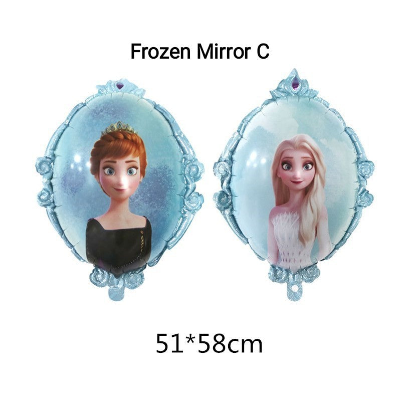 Balon Foil Frozen II / 2 Mirror Double Side Size 55 cm