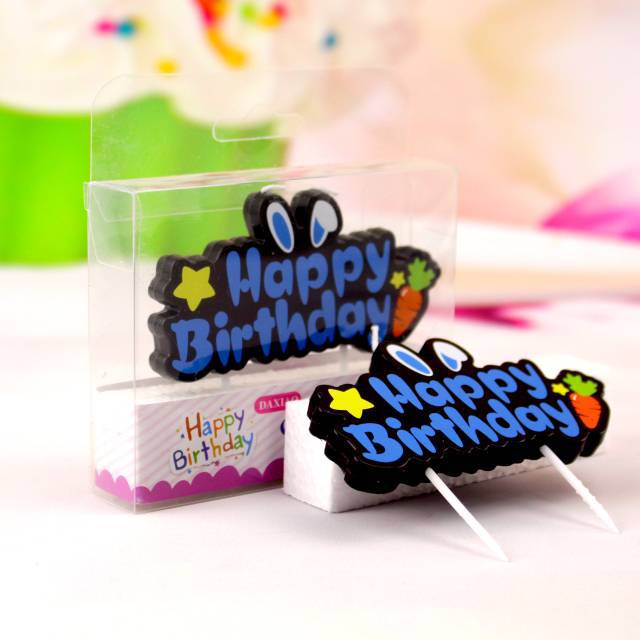 Lilin Ulang Tahun / Happy Birthday Candle Rabbit Carrot