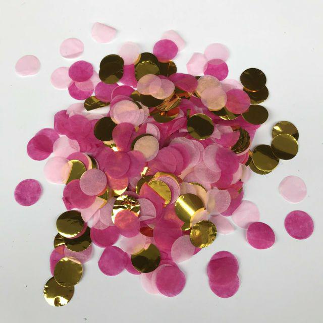 Confetti Mix Foil & Kertas Tissue isian Balon isi 10 gram ukuran 1 cm dan 1,5 cm