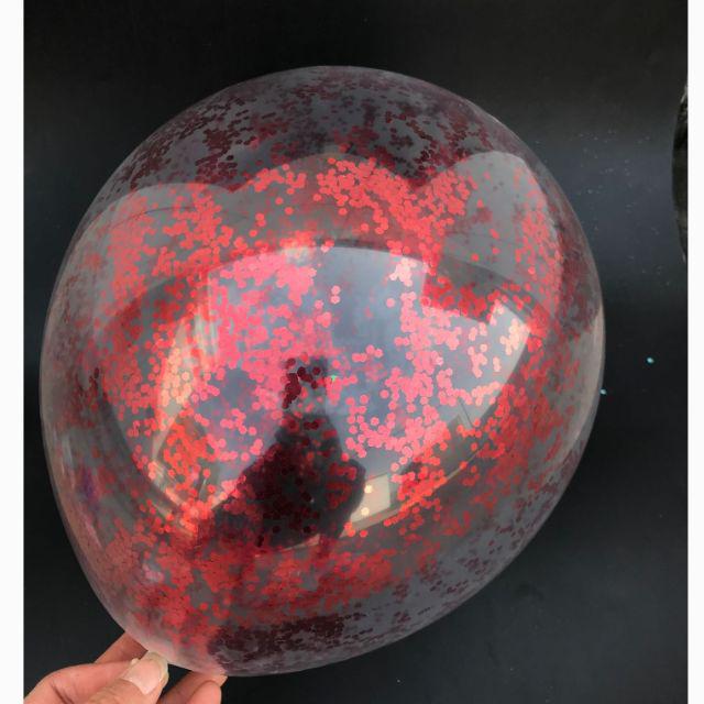 Balon Latex / Lateks Confetti Glitter 12 inch