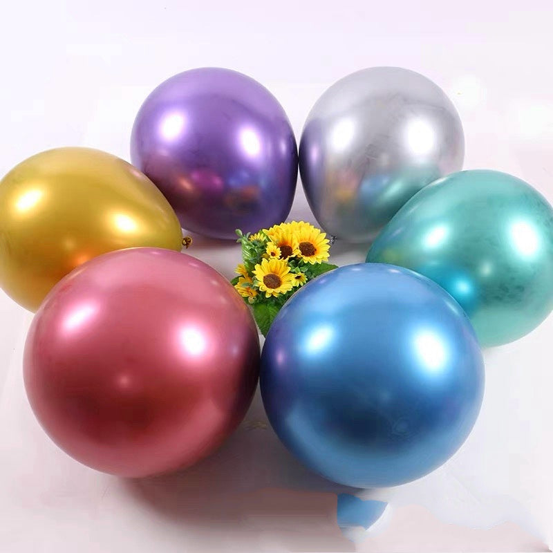 Balon Latex / Lateks Chrome Jumbo Size 24 Inch