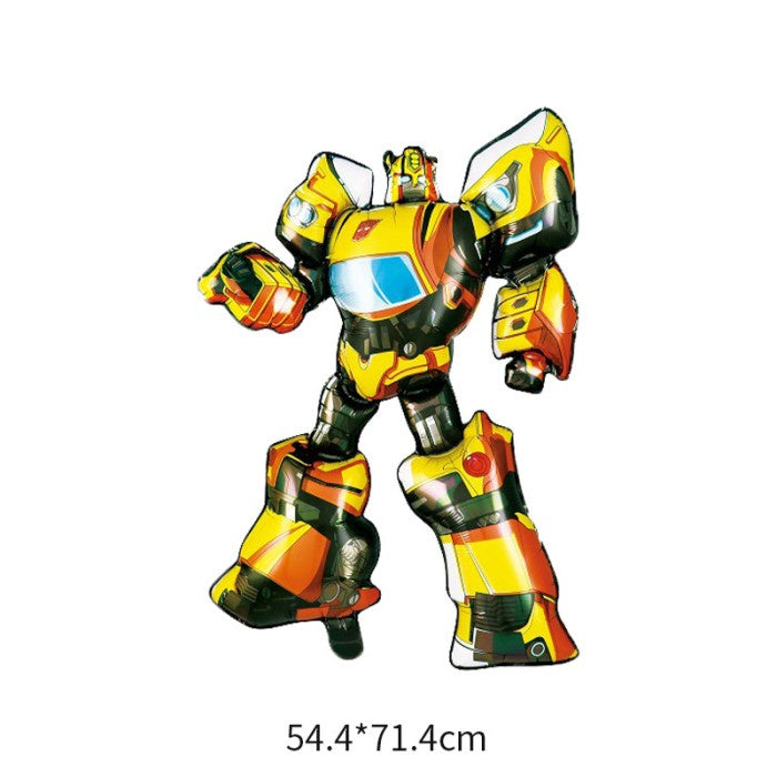 1 Set isi 3 Balon Foil Transformers Optimus Prime, Bumblebee, Megatron