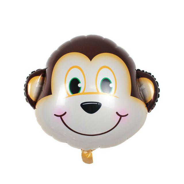 Balon Foil Kepala Hewan Mini