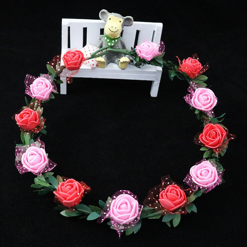 Flower Crown ( isi 12 Kuntum Bunga) / Mahkota Bunga