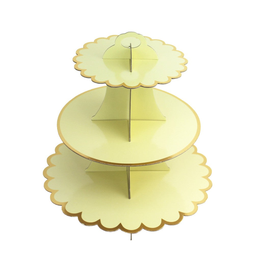 3 Tier Cupcake Stand / Cake Stand Polos List Gold
