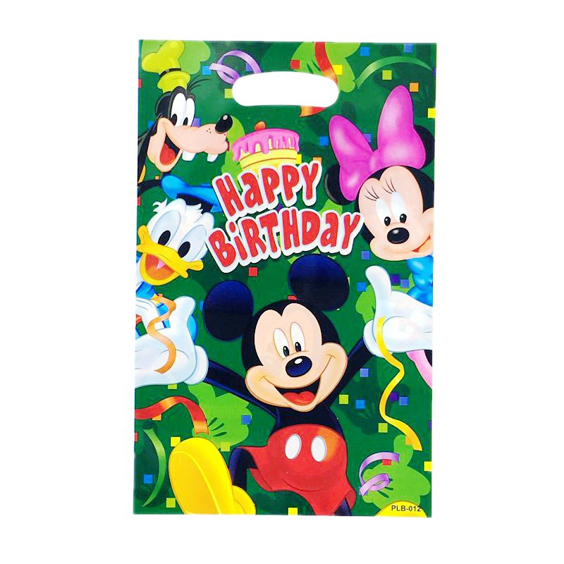 Candy Bags / Plastik Snack Ultah / Ulang Tahun Karakter / Kartun Size 16 cm x 25 cm