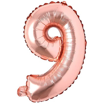 Balon Foil Angka Jumbo Rose Gold 100 cm / 40 inch
