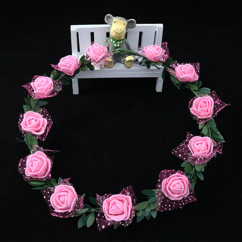 Flower Crown ( isi 12 Kuntum Bunga) / Mahkota Bunga
