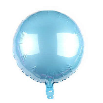 Balon Foil Bulat Polos / Round Size 45 cm