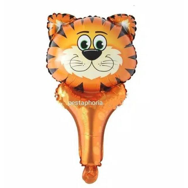 Balon Foil Pentung / Tongkat / Tenis Kepala Hewan / Animal Head