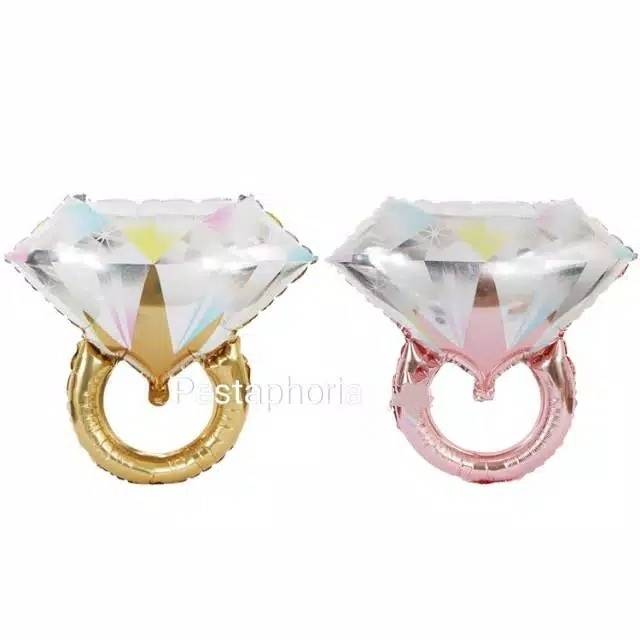 Balon Foil New Diamond Ring Size Medium 68 cm