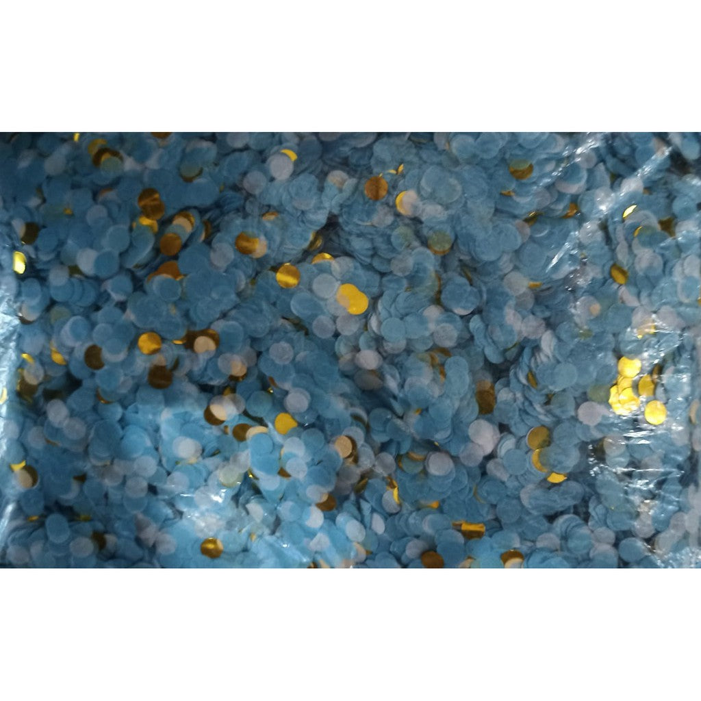 Confetti Mix Foil & Kertas Tissue isian Balon isi 10 gram ukuran 1 cm dan 1,5 cm