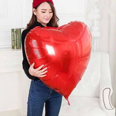 Balon Foil Love Size 55 cm/ Hati Size 22 inch