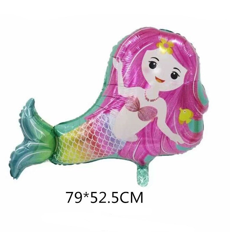 Balon Foil Reclining Mermaid Jumbo Size 76 cm