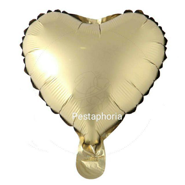 Balon Foil Love / Hati Satin Matte Size 10 inch ( 25 cm)