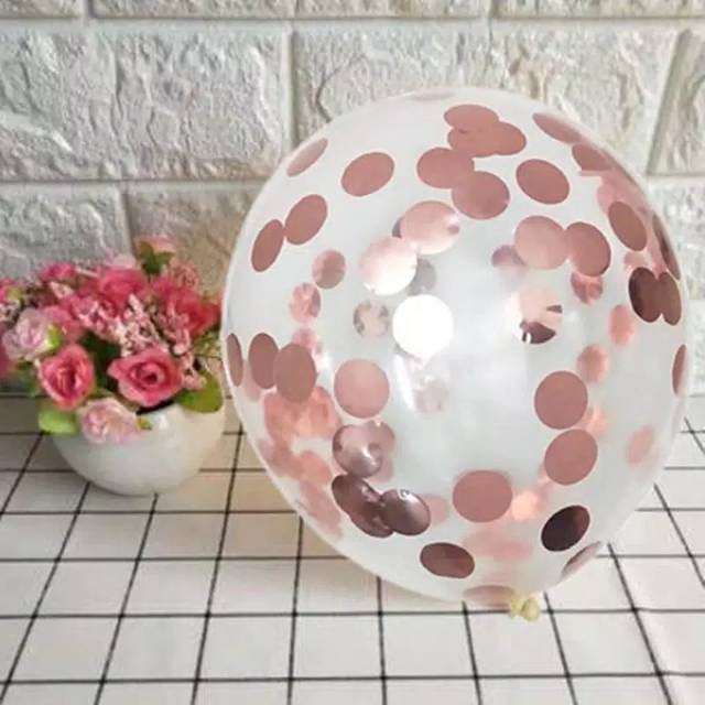 Balon Latex / Lateks Confetti 12 inch