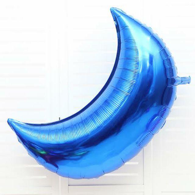 Balon Foil Crescent Moon / Bulan Sabit Size 22 inch / 55 cm