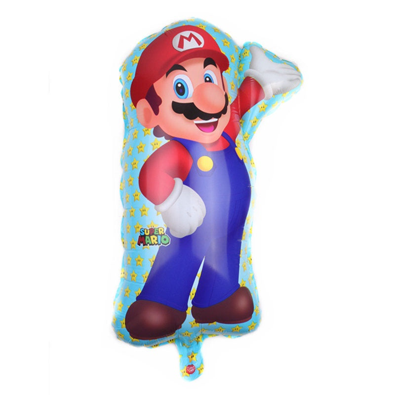 Balon Foil Super Mario Bros dan Luigi Bros Jumbo