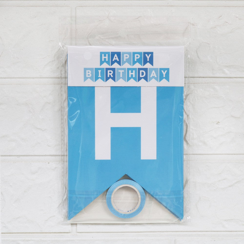 Bunting Flag / Banner Happy Birthday Segi Lima