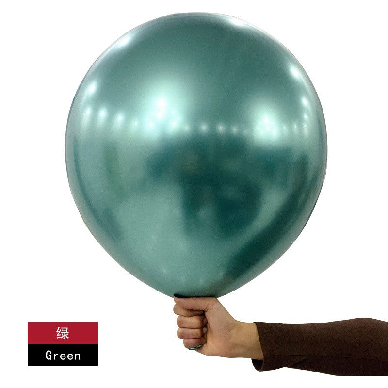 Balon Latex / Lateks Chrome Jumbo Size 18 Inch