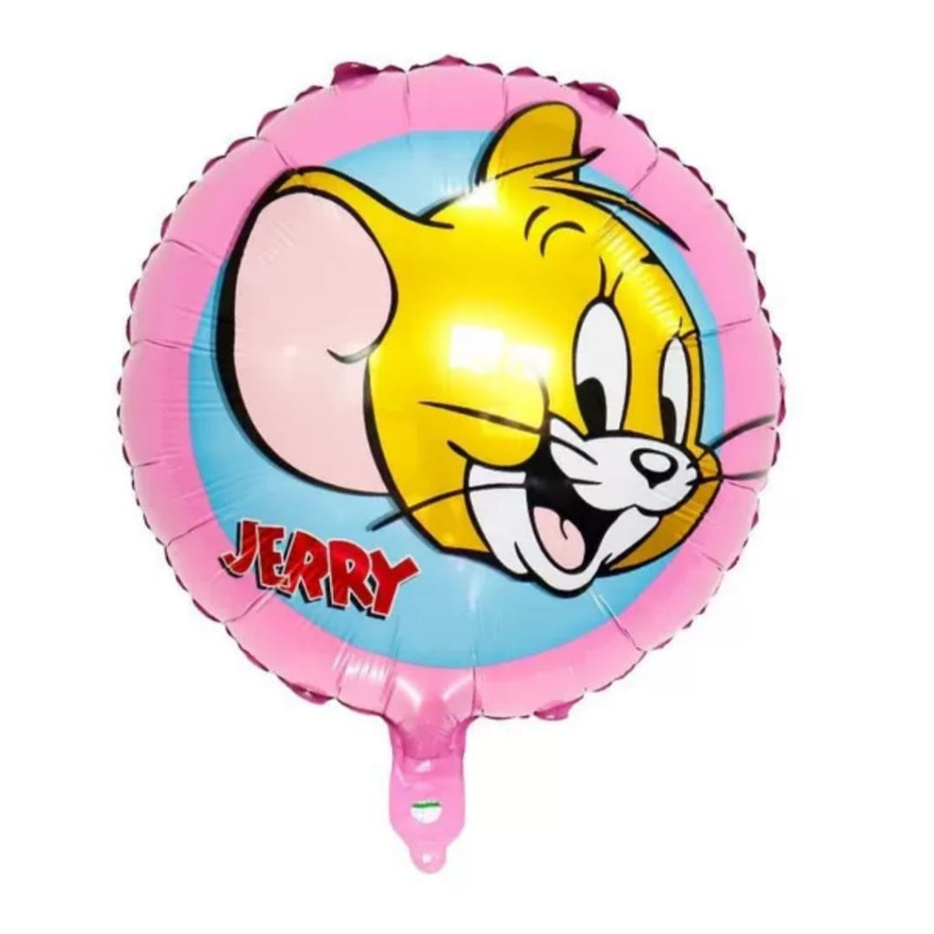 Balon Foil Tom & Jerry Bulat / Round Tom & Jerry Size 45 cm
