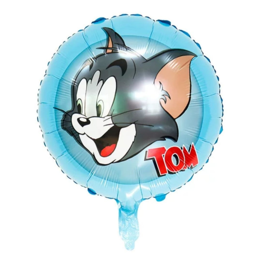 Balon Foil Tom & Jerry Head Jumbo / Bulat Kepala Tom & Jerry