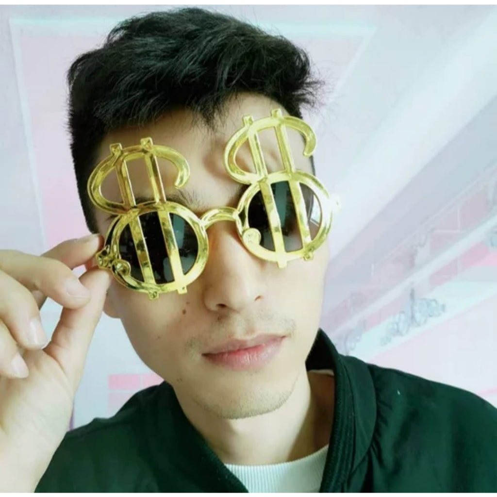 Kacamata Plastik Pesta / Party Glasses Bentuk Dollar