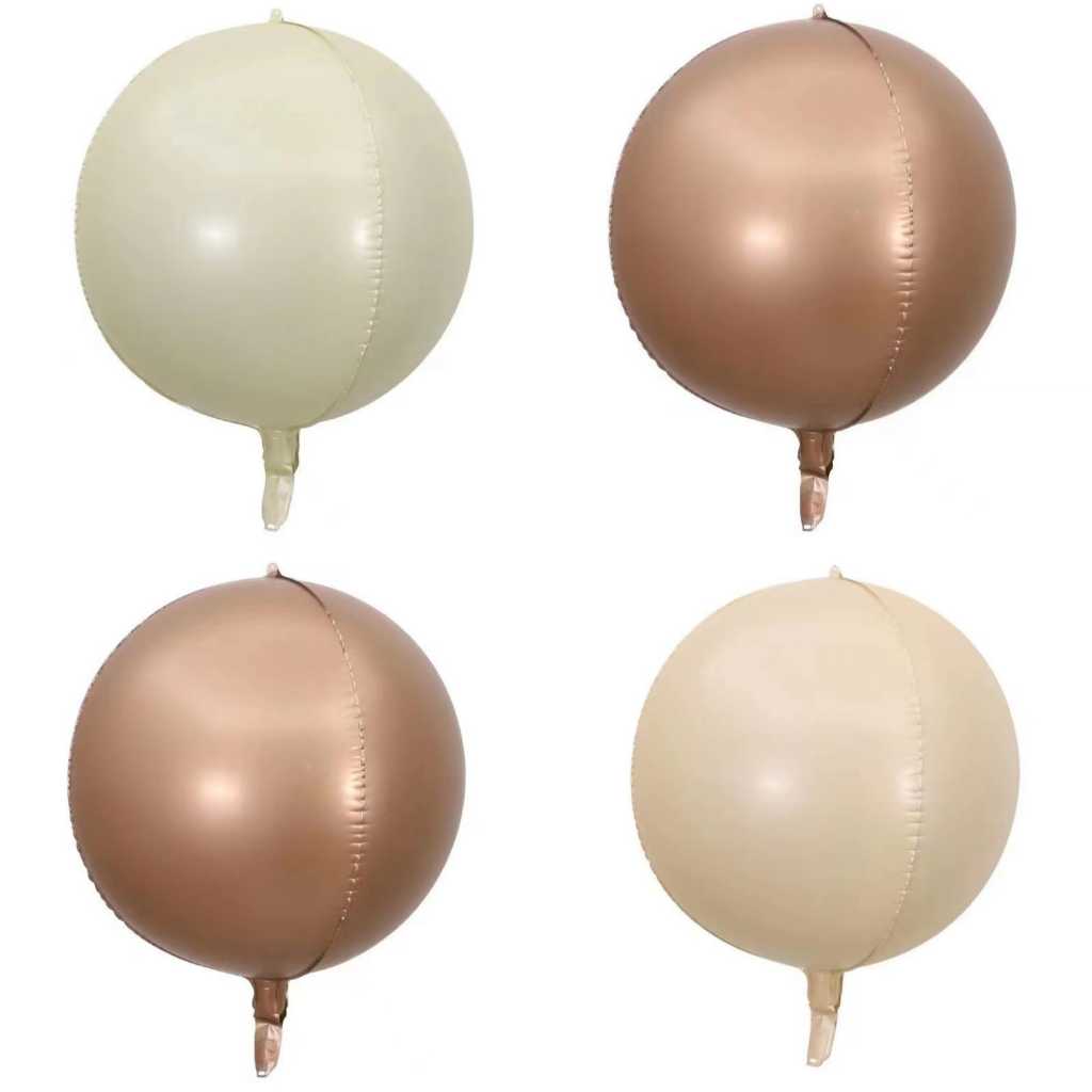 Balon Foil Round / Bulat 4d Size 22 inch