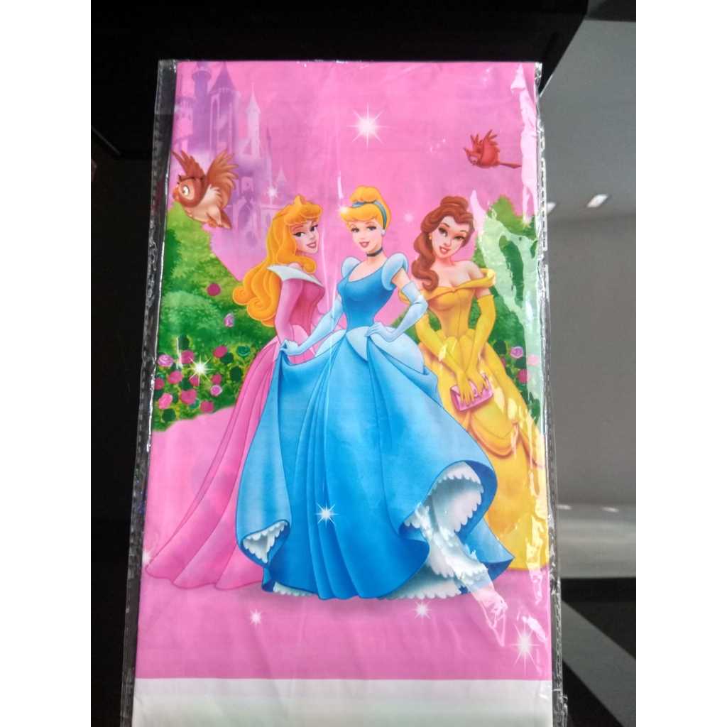 Taplak Meja Plastik Karakter/ Plastic Table Cover Karakter / Kartun