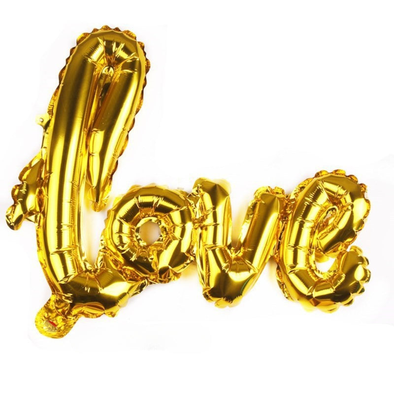 Balon Foil Love Latin / Love Letter Size 38 x 54 cm