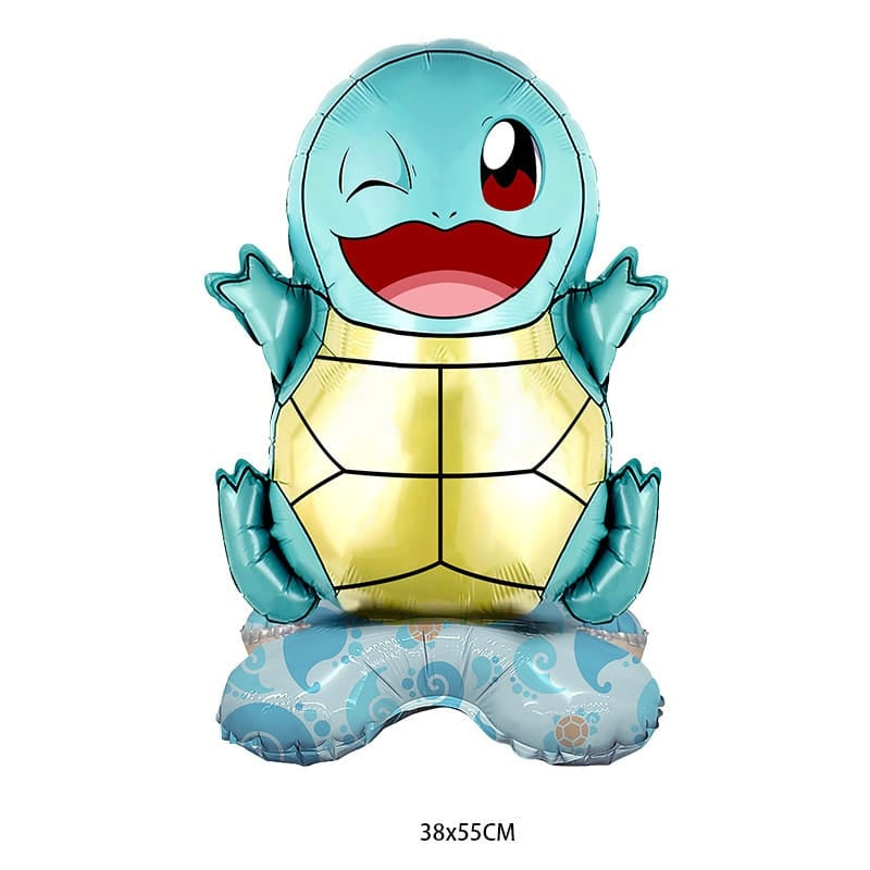 Balon Foil Standing Pokemon Go Charmander, Squirtle, Bulbasaur, Pikachu Standing