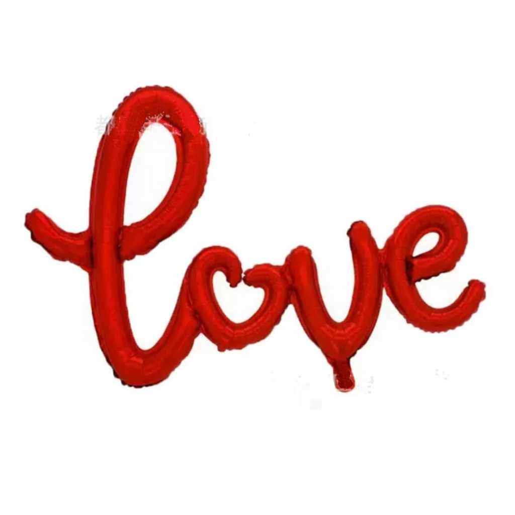 Balon Foil Love Latin / Love Letter Jumbo Size 104 x 42 cm