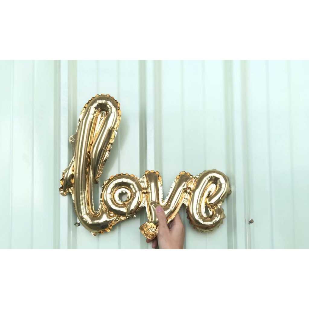 Balon Foil Love Latin / Love Letter Size 38 x 54 cm