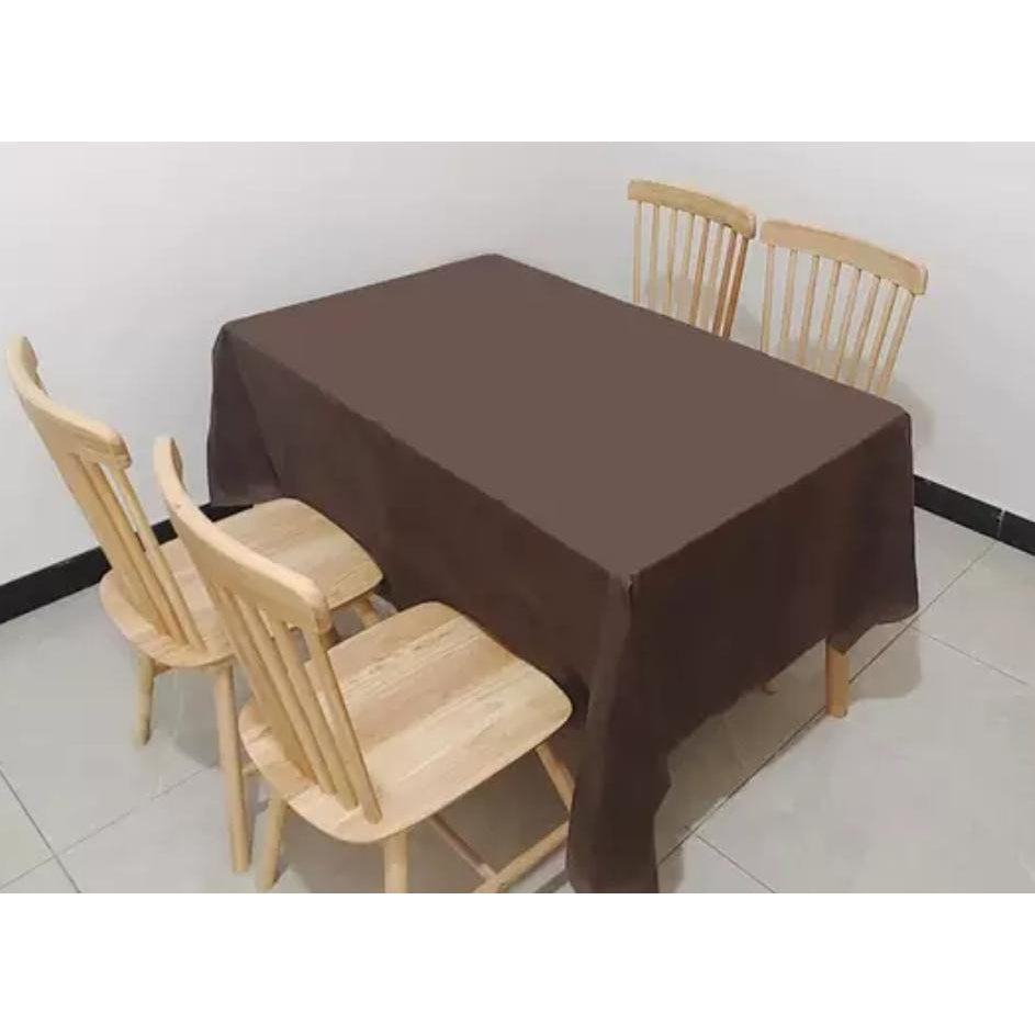 Taplak Meja Plastik Polos / Plastic Table Cover Polos