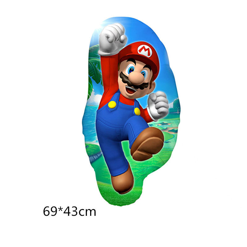 Balon Foil Super Mario Bros dan Luigi Bros Jumbo