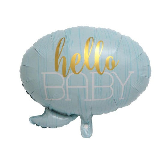 Set Balon Foil Baby Shower Hello Baby It's A Girl / It's A Boy / Baby Boy/ Baby Girl Pastel