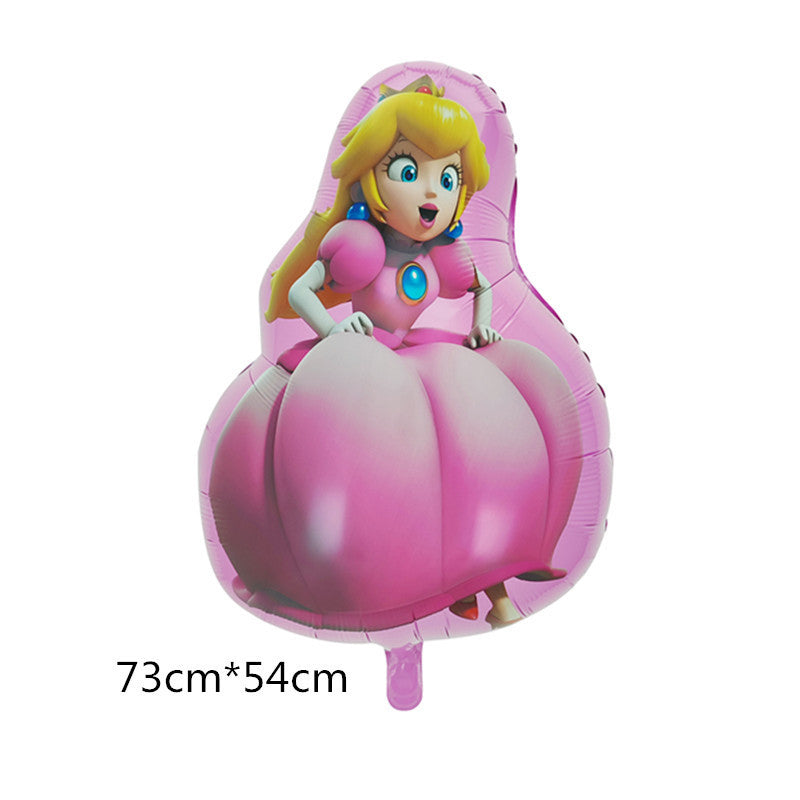 Balon Foil Super Mario Bros dan Luigi Bros Jumbo
