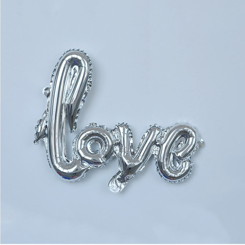 Balon Foil Love Latin / Love Letter Size 38 x 54 cm