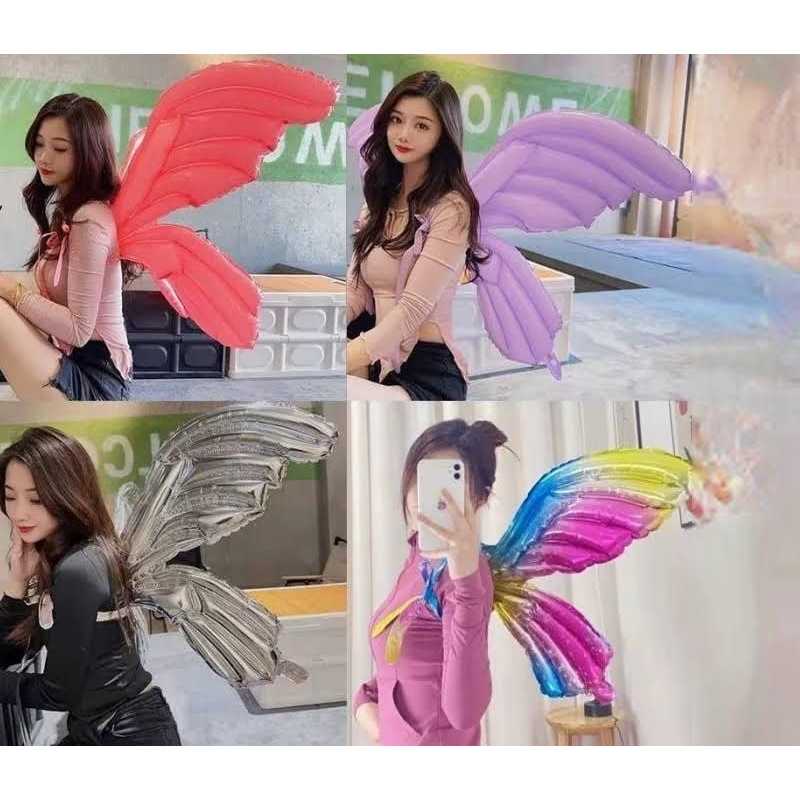 Balon Foil Sayap Kupu-Kupu / Butterfly Wings Foil / Sayap Peri