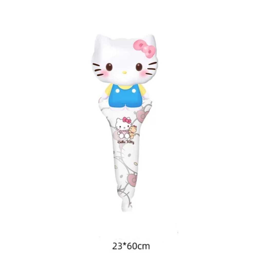 Balon Foil Pentung Panjang Mickey Unicorn Spiderman Spongebob Hello Kitty Pikachu Captain America