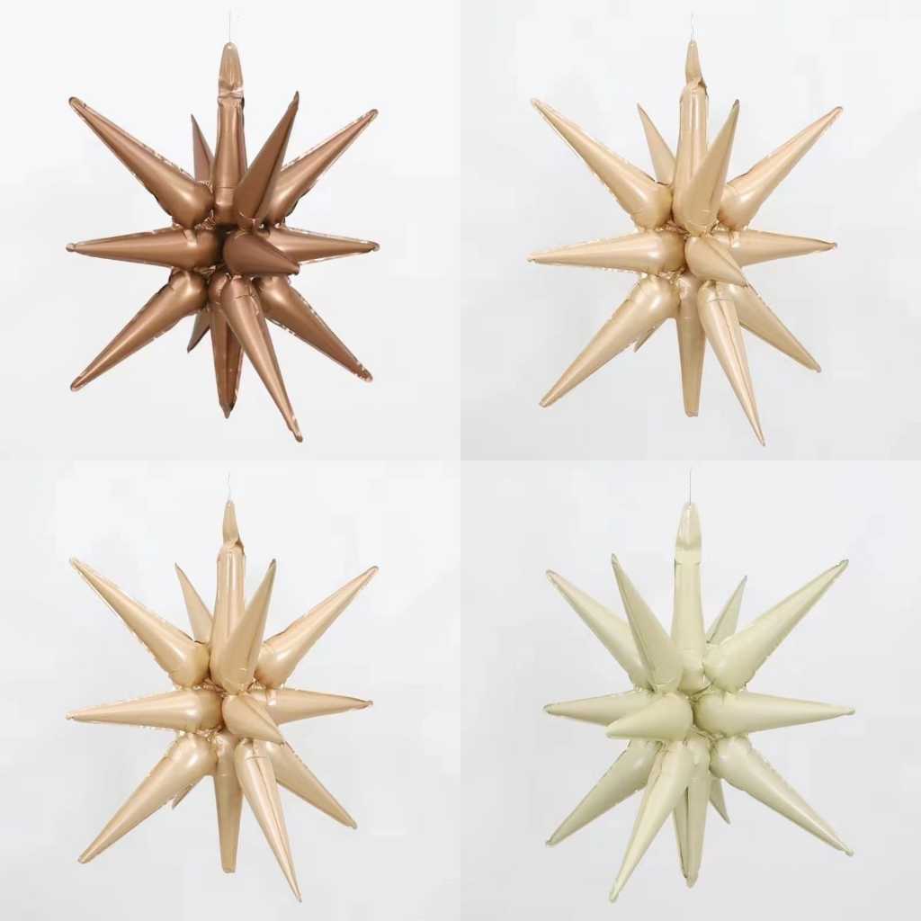 Balon Foil Starburst 3D Size 27 inch