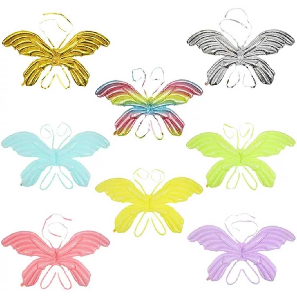 Balon Foil Sayap Kupu-Kupu / Butterfly Wings Foil / Sayap Peri
