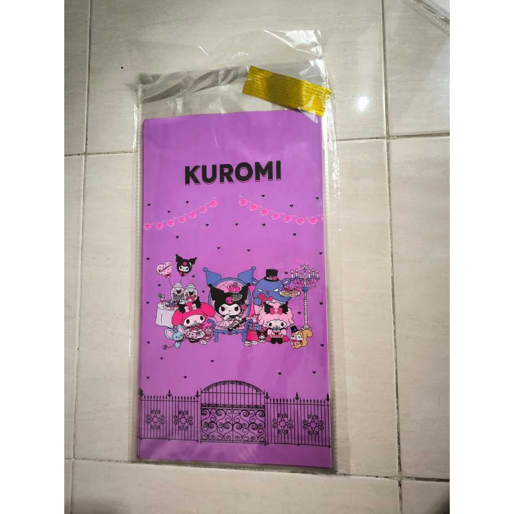 ( isi 10 pcs ) Plastik Snack Kartun / Goodie Bag Besar Size 25 cm x 50 cm / Bingkisan Ulang Tahun / Ultah