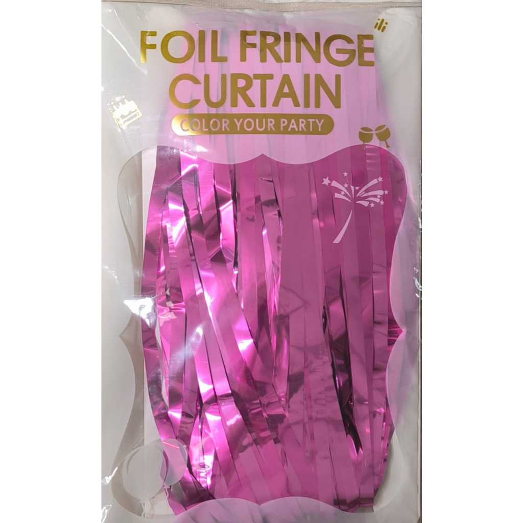 Foil Curtain / Tirai Foil Lebar 1 meter Panjang 2 Meter