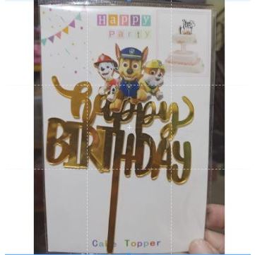 Cake Topper Acrylic / Akrilik Happy Birthday One & Unicorn/ Ariel Mermaid /Captain America / Rainbow
